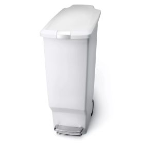 40L Slim Plastic Step Trash Can