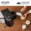 K-Cafe Single Serve K-Cup Coffee Maker, Latte Maker and Cappuccino Maker, Dark Charcoal