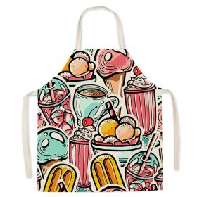 Fashion New Cartoon Restaurant Apron (Option: W998705-Children's Free Size)