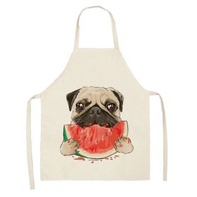 Cartoon Puppy Sleeveless Apron Home Daily Use (Option: W 02508-68x55cm)