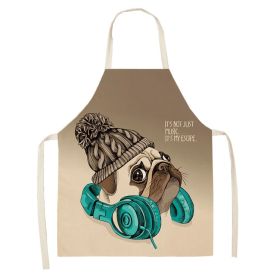 Cartoon Puppy Sleeveless Apron Home Daily Use (Option: W 02522-68x55cm)