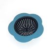 Flower Shaped Kitchen Sink Strainer Floor Drainer Bathtub Cover Drain Tub Stopper Strainers for Floor Laundry Bathroom 4.5inch Diameter