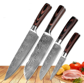 Carpenter's Special Set 6-piece Set 8-piece Set Knife Chef Knife Kitchen Knife Cooking (style: 4PCS)