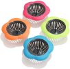 Flower Shaped Kitchen Sink Strainer Floor Drainer Bathtub Cover Drain Tub Stopper Strainers for Floor Laundry Bathroom 4.5inch Diameter